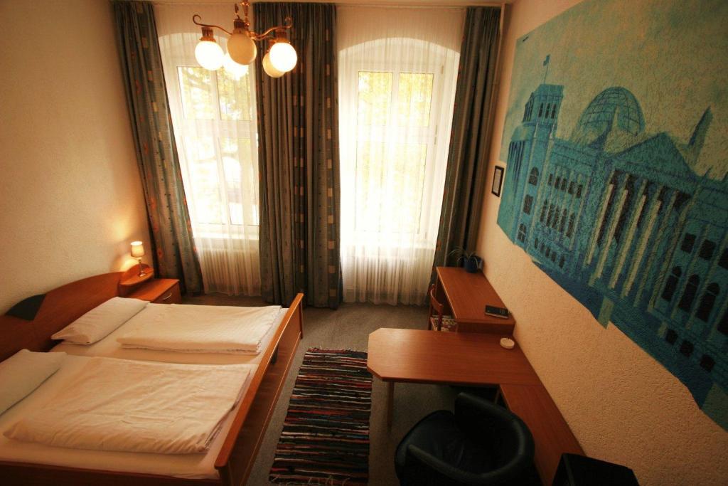 Hotel - Pension Am Schloss Bellevue ベルリン 部屋 写真